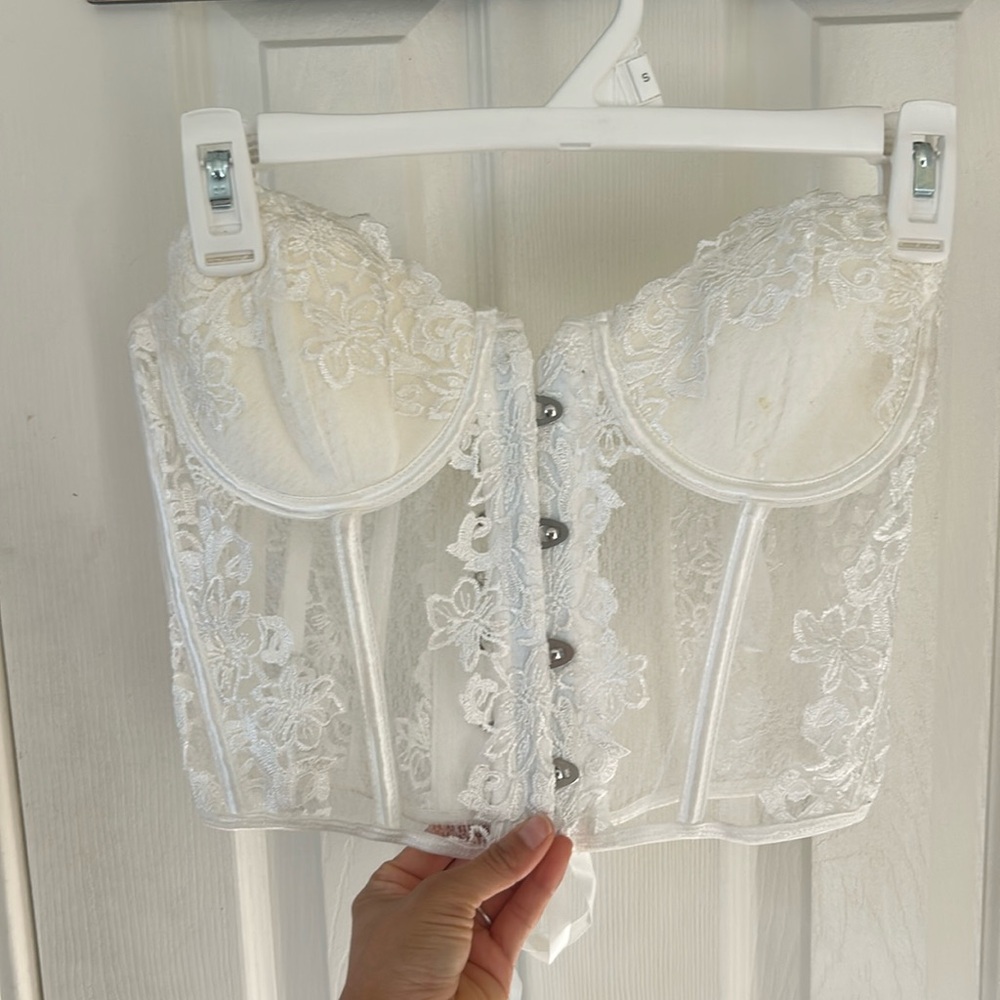 Cute Corset Lace Back Top